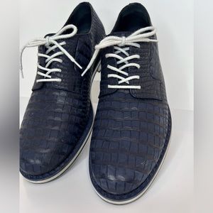 Authentic Jimmy Choo Printed Croc Oxfords